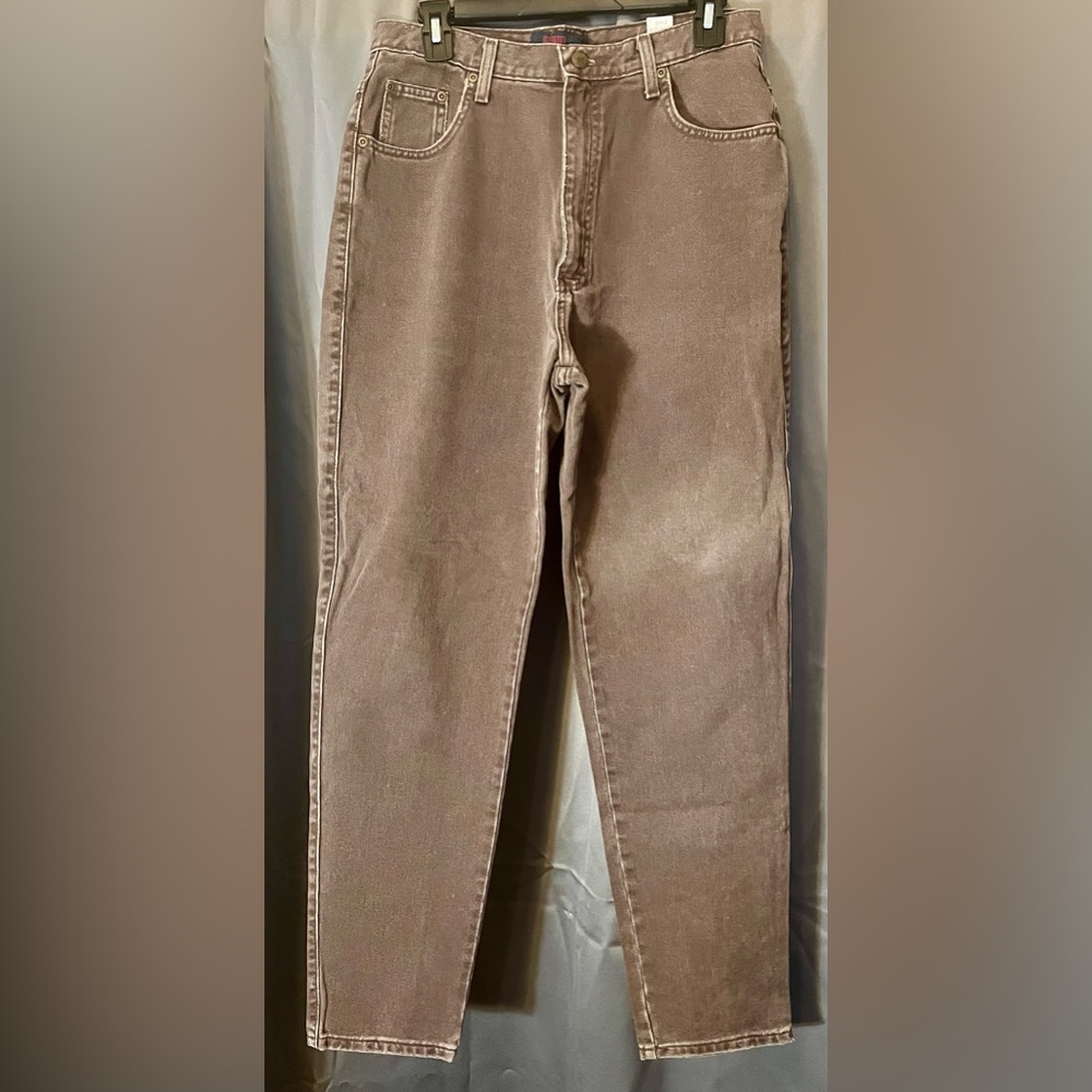 4/$20 Forever wearall Vintage Cotton High rise brown mom style jeans Sz:13